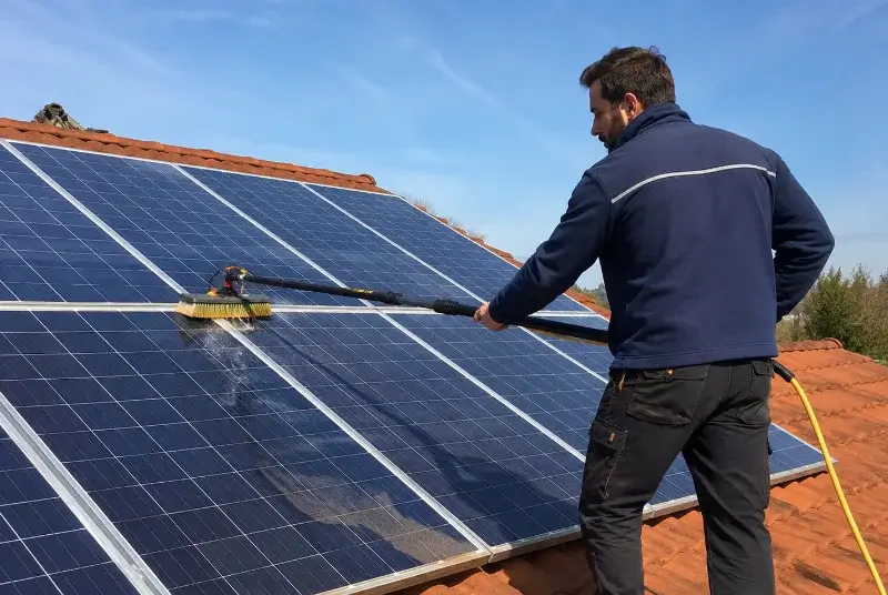 Nettoyage et entretien de panneaux solaires à Verfeuil